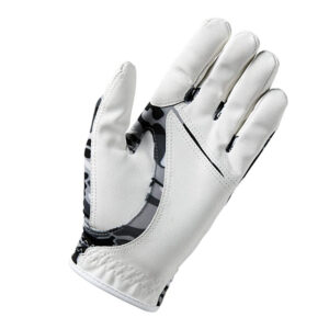 2025 White Camo Leather Golf Gloves – High Quality Durable Sports Gloves with Custom Size, Logo & Right Hand Usage