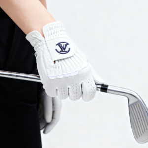 Advanced All-Weather Cabretta Leather Golf Glove – Sweat Absorbent, Anti-Slip, Secure Fit for Tournament Play