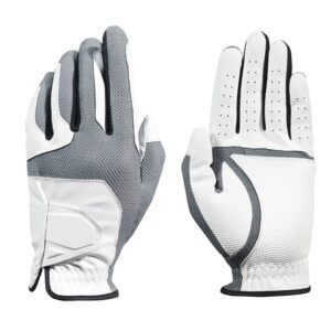 Best Quality Soft White Golf Gloves for Men & Women – Professional Custom Logo, Durable Breathable Sports Use Gloves