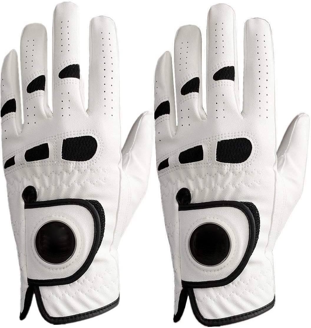 Cabretta Leather Golf Gloves for Men – Left & Right Hand, Soft, Breathable, Non-Slip & Quick-Dry Sports Accessory - Imagen 6
