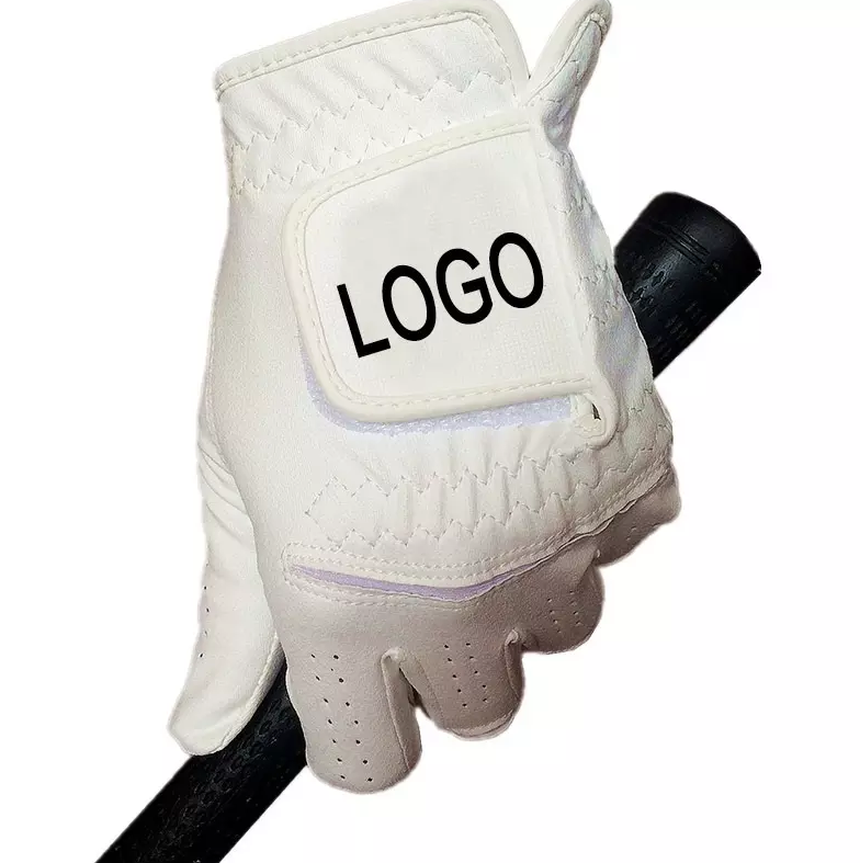 Cabretta Leather Golf Gloves for Men – Left & Right Hand, Soft, Breathable, Non-Slip & Quick-Dry Sports Accessory - Imagen 2