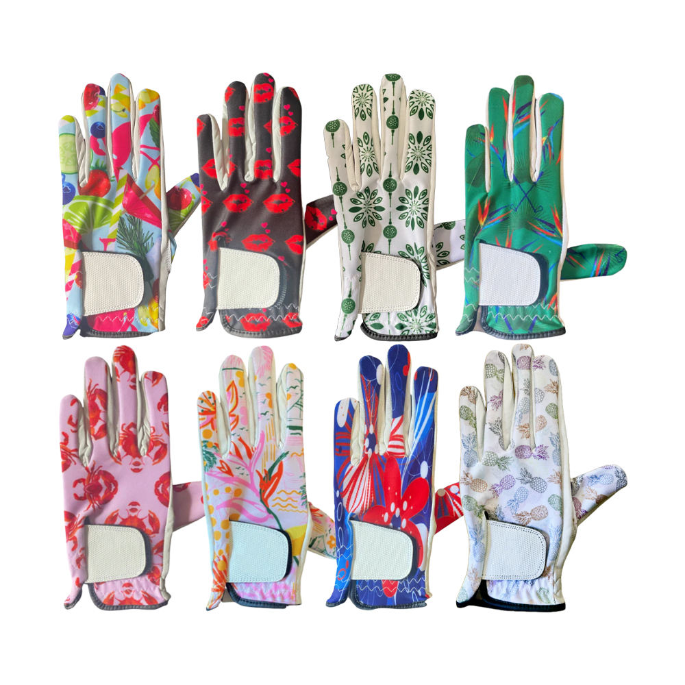 Custom Design Cabretta Leather Men’s Left Hand Golf Gloves – Personalized Printed Golf Gloves - Imagen 5