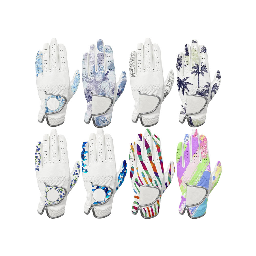 Custom Design Cabretta Leather Men’s Left Hand Golf Gloves – Personalized Printed Golf Gloves - Imagen 3