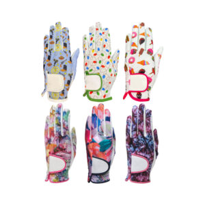 Custom Design Cabretta Leather Men’s Left Hand Golf Gloves – Personalized Printed Golf Gloves