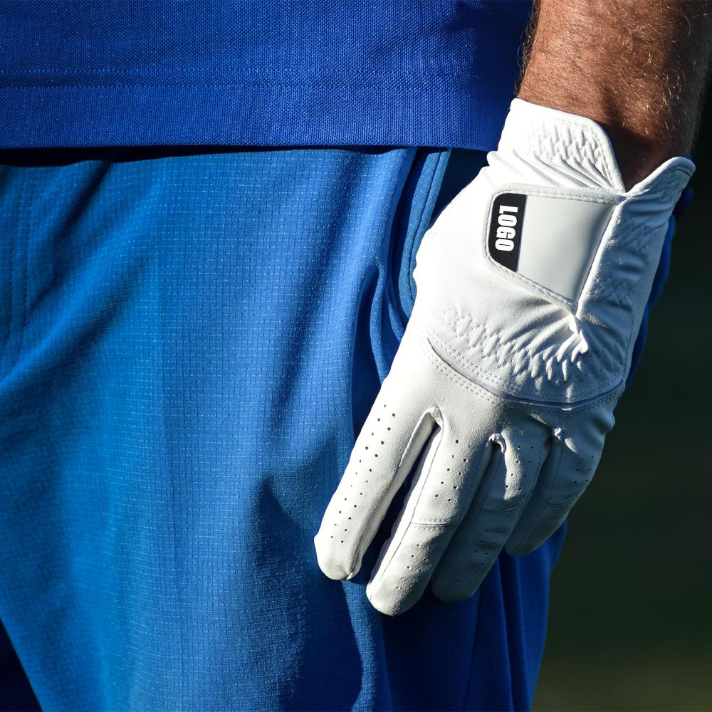 Custom Embroidered Cabretta Leather Golf Gloves for Men & Women – Lightweight Easy Grip Design - Imagen 6