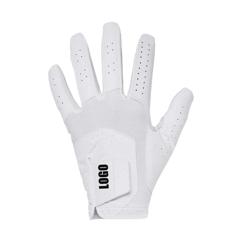 Custom Design Left Hand Sheepskin Golf Gloves – Durable Cabretta Leather with Professional Grip Performance - Imagen 3
