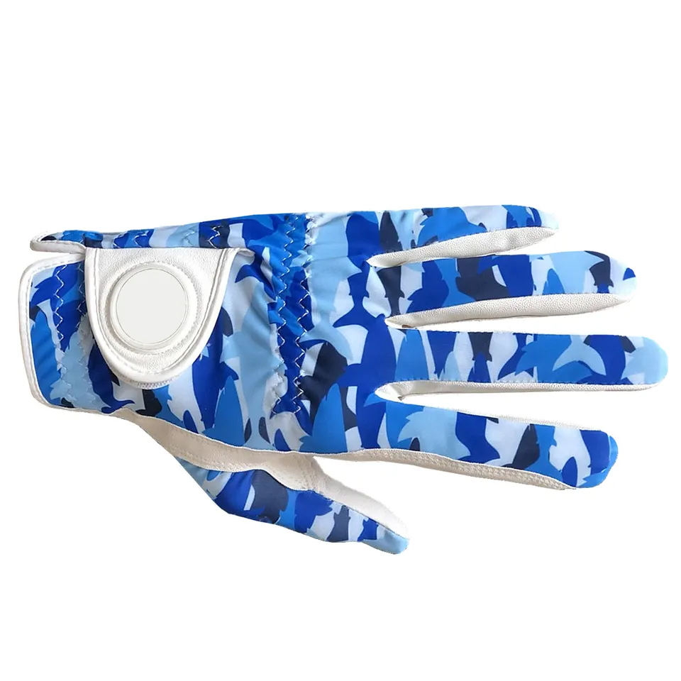 Factory Price Custom Cabretta Leather Golf Gloves – Men Left Hand Rain Grip All Weather Durable Sports Gloves - Imagen 6