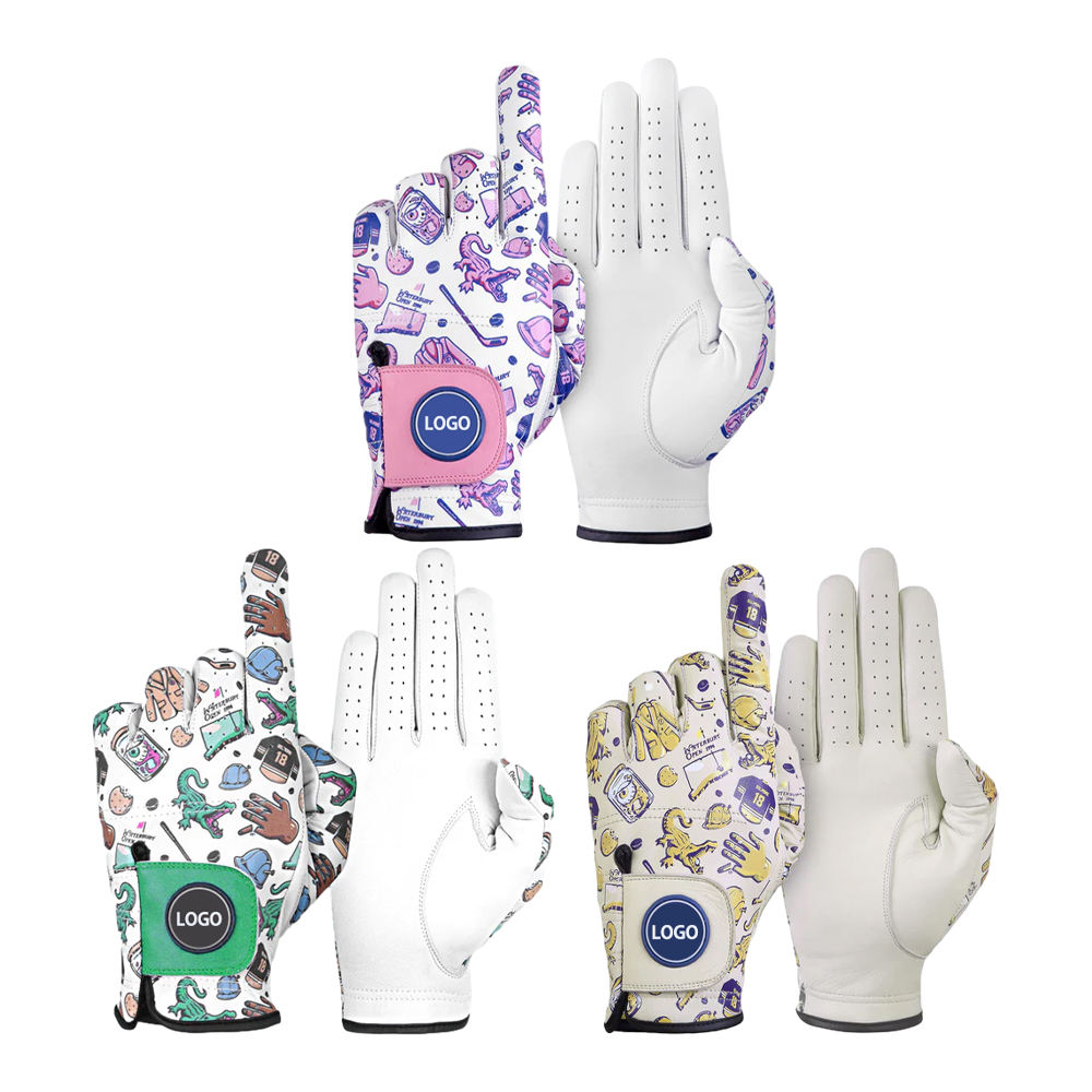 Custom Packaging Private Label Golf Gloves – Cabretta Leather Left Hand Men’s Golf Gloves for Branding - Imagen 3