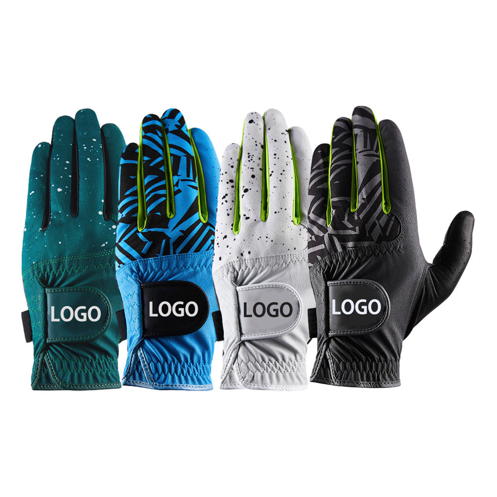 Custom Packaging Private Label Golf Gloves – Cabretta Leather Left Hand Men’s Golf Gloves for Branding - Imagen 2