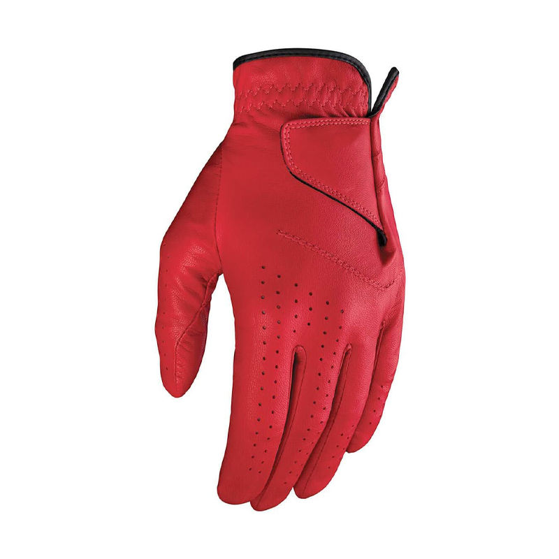 Custom Printed Colorful Golf Gloves Manufacturer – Left Hand Cabretta Leather Sports Gloves - Imagen 5