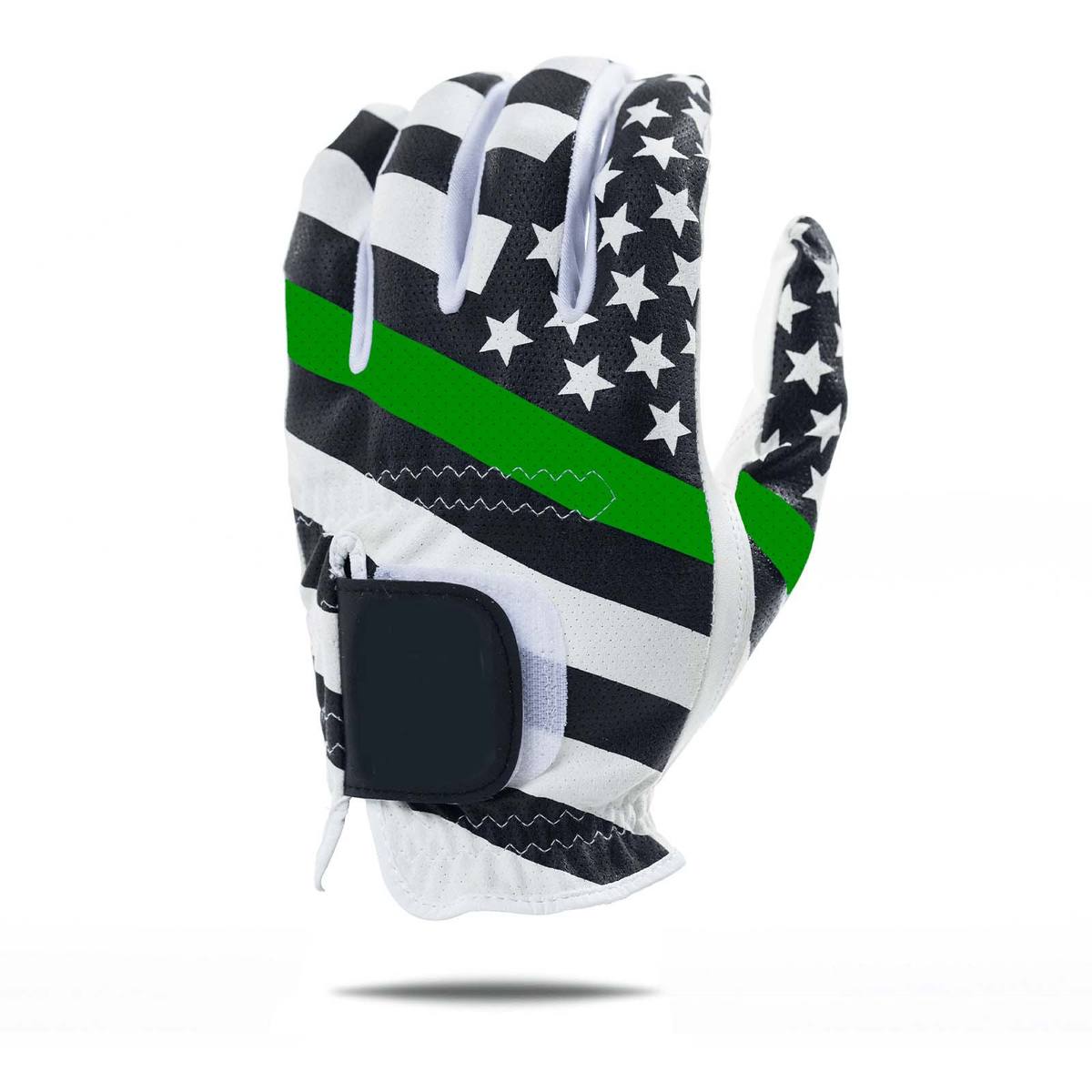 Custom Logo Golf Gloves Large Stock Premium Venting Hole Design Made with High Quality Sheep Leather - Imagen 6
