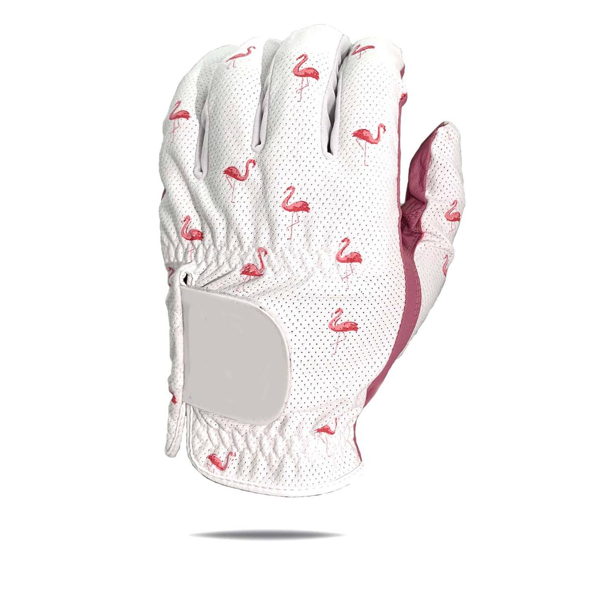 Custom Logo Golf Gloves Large Stock Premium Venting Hole Design Made with High Quality Sheep Leather