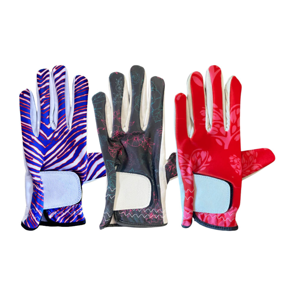 Custom Logo Printed Cabretta Leather Golf Gloves – High Quality Premium Wholesale Gloves