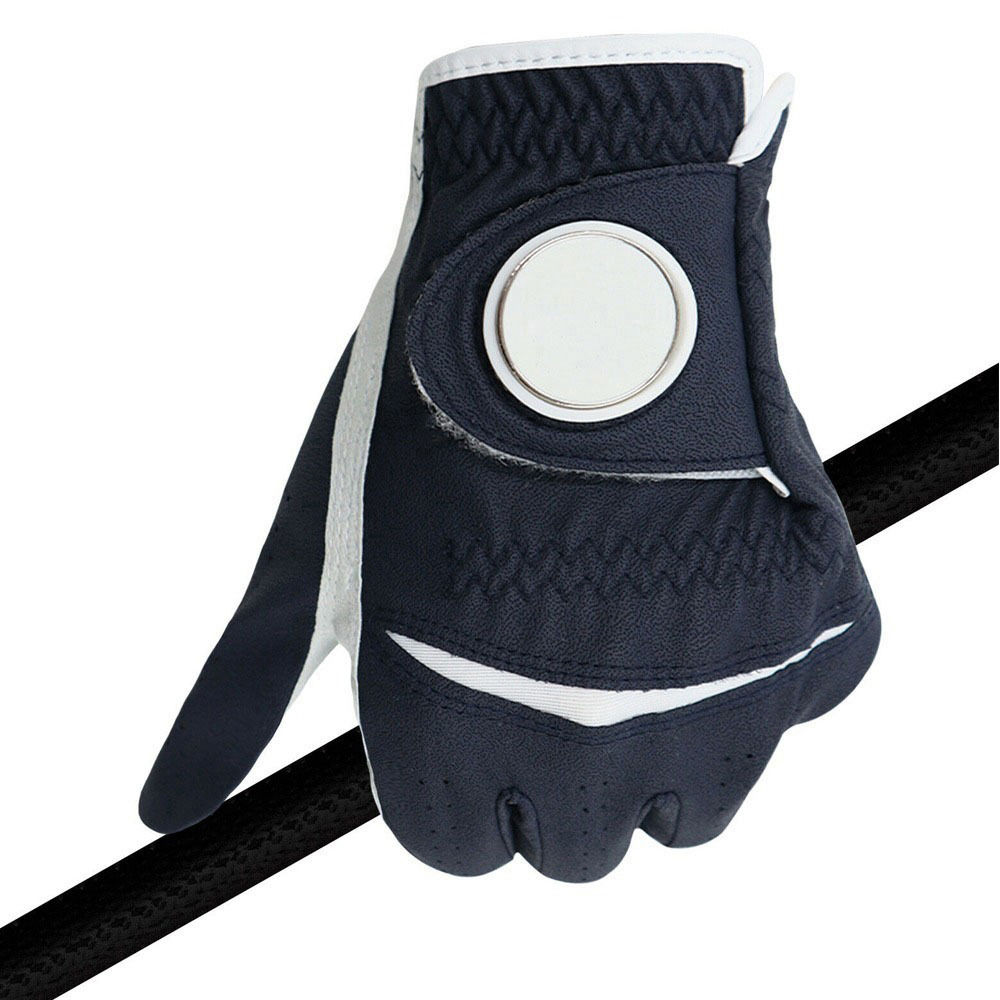 Custom Made Cabretta Leather Golf Gloves for Men – Left & Right Hand, Quick Dry, Velcro Closure Sports Gloves - Imagen 4