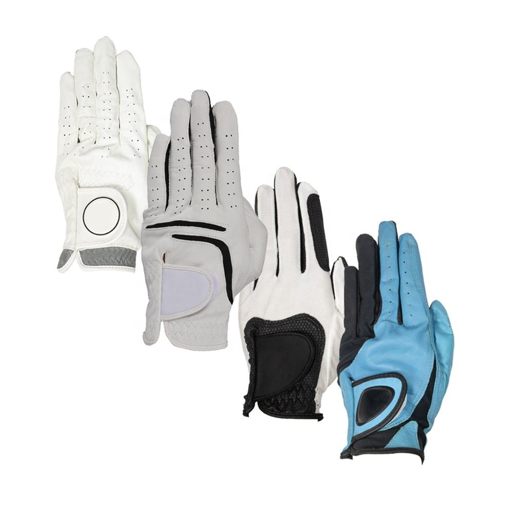 Custom Logo Personalized Cabretta Leather Golf Gloves – Lightweight, Flexible, Breathable for Better Control - Imagen 3