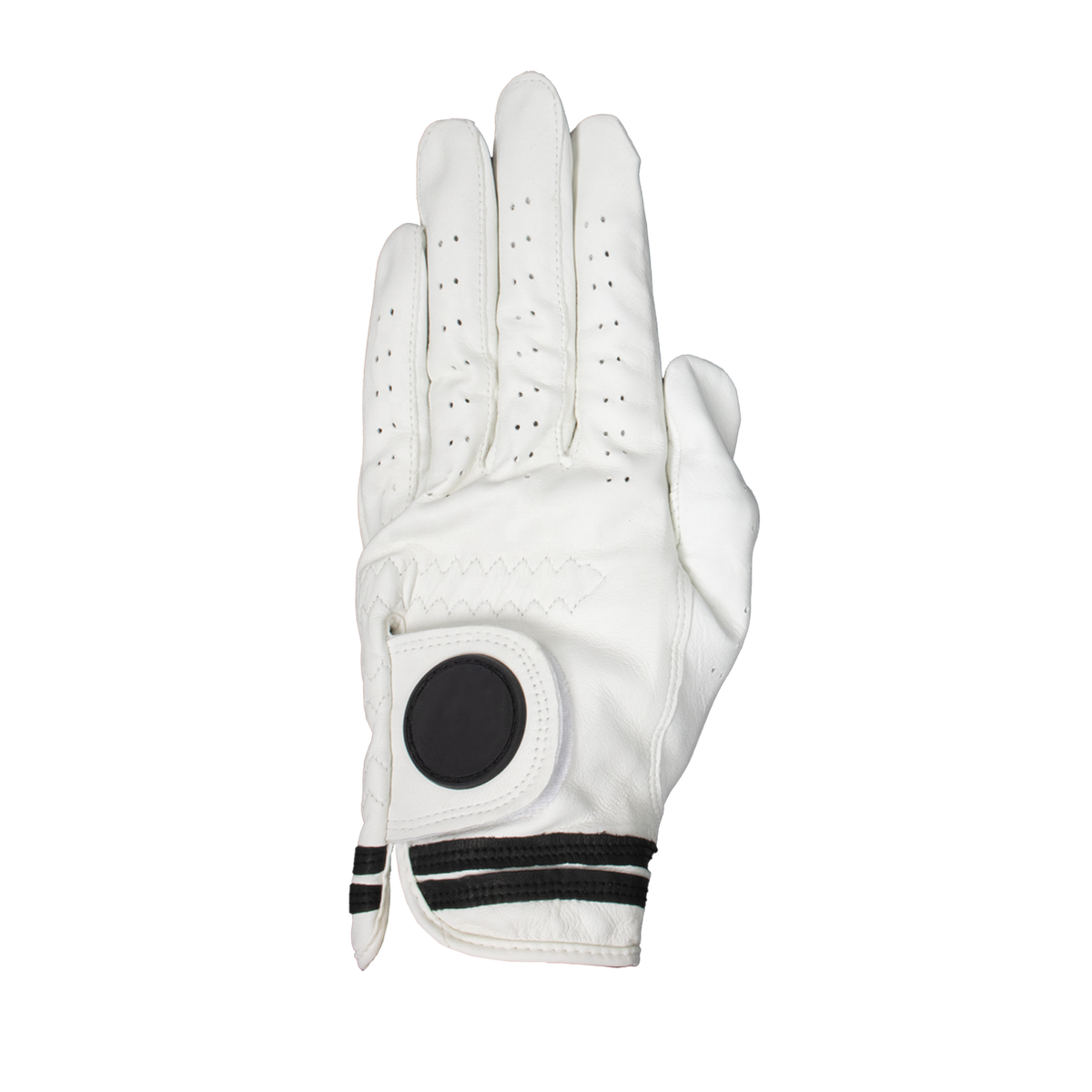 Custom Rubber Logo Golf Gloves – White Soft Cabretta Leather with Lycra – Men & Women Indonesia AAA Quality - Imagen 6