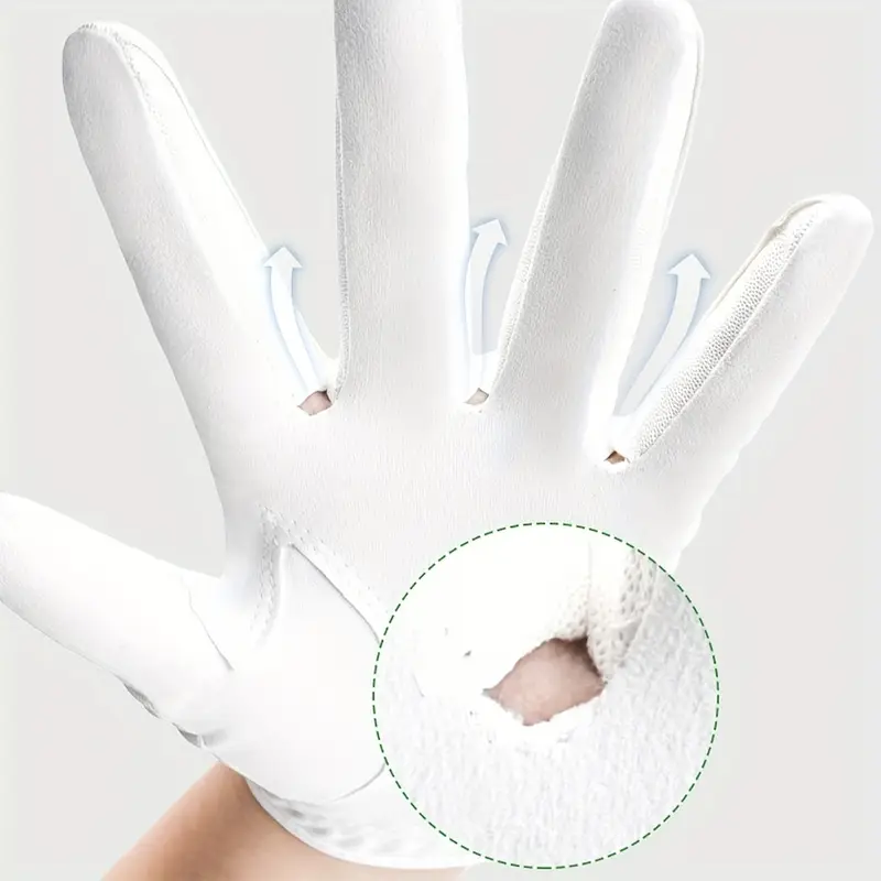 Custom Sheepskin Golf Gloves with Logo – Soft Breathable Premium Golf Club Gloves for Men & Women - Imagen 4
