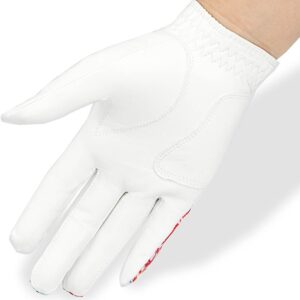 Genuine Sheepskin Golf Gloves for Left & Right Hand – Soft Breathable Leather Performance Fit