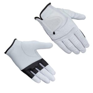 Customized Logo Cabretta Leather Golf Gloves Durable Flexible Breathable Custom Fit Golf Practice Gloves