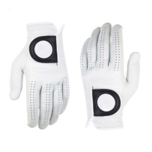 Design Your Own Logo Cabretta Leather Golf Gloves – Soft Full-Color Breathable Custom Sports Gloves for Wholesale