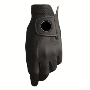 Factory Custom Durable Cabretta Leather Sheepskin Waterproof Breathable Women’s Golf Gloves – Left Hand Elastic Fit for Sports Use