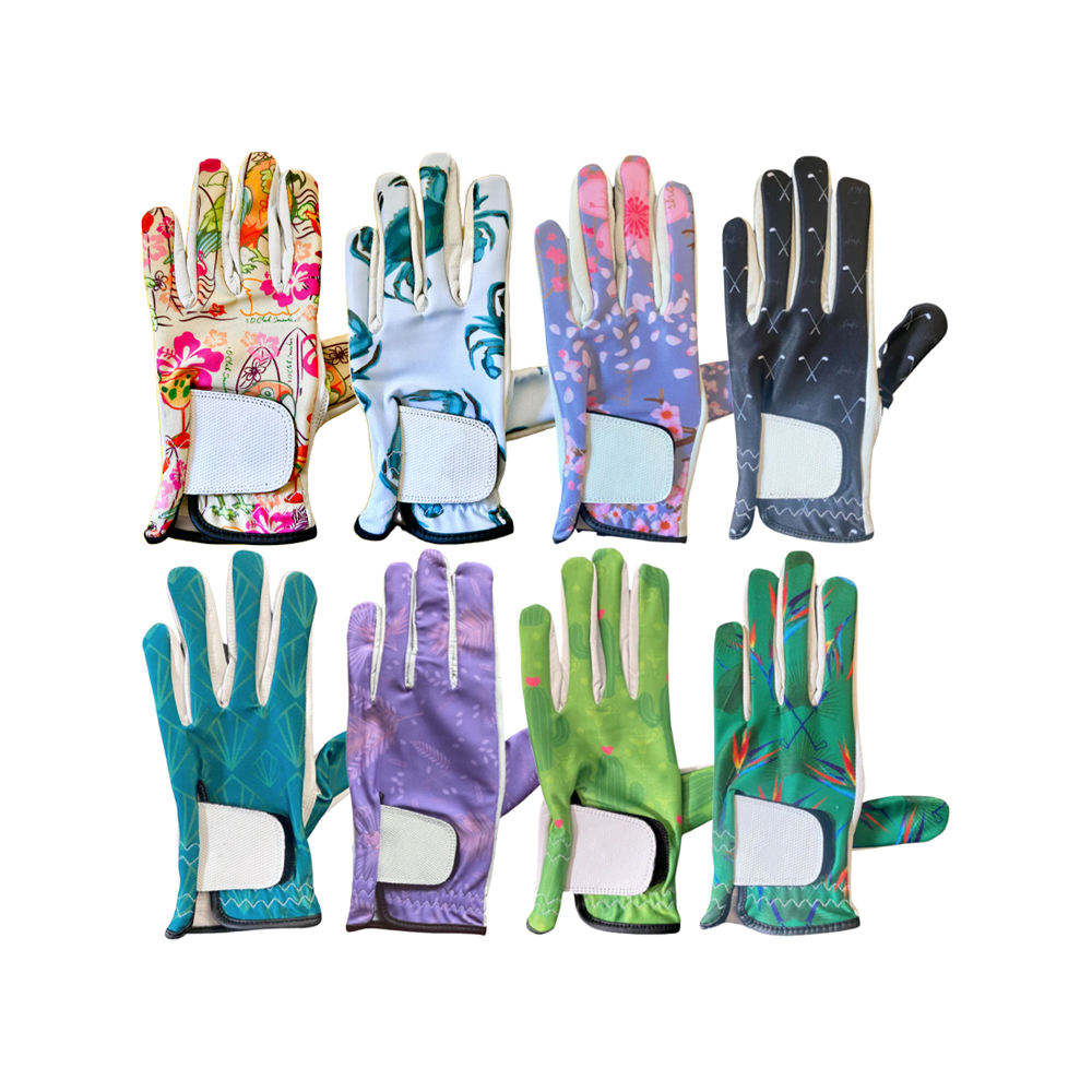 Factory Design Breathable Ladies Left Hand Cabretta Leather Golf Gloves – Sports Wholesale Quality