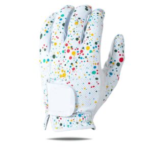 Men’s All Weather Cabretta Leather Golf Gloves – Factory Direct Custom Logo, Right Hand Outdoor Sports Use, Multi Color