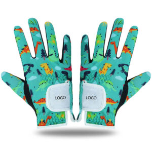 Kids All-Weather Left & Right Hand Golf Gloves – Factory Direct Sale, Custom Logo & Sublimation Design, Multi Color Options