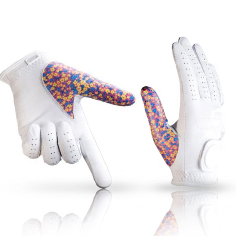Factory-Made Cabretta Leather Golf Gloves – Full Finger Breathable Non-Slip Outdoor Customized Logo Men's Best-Selling Gloves