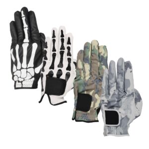 Factory Premium Cabretta Leather Men’s Golf Gloves – Breathable Mesh, Secure Fit, and Durable Performance for Golf Sports