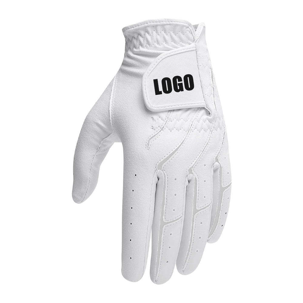 Factory Price Left Hand Golf Gloves – Custom Logo High Quality Cabretta Leather Gloves - Imagen 2