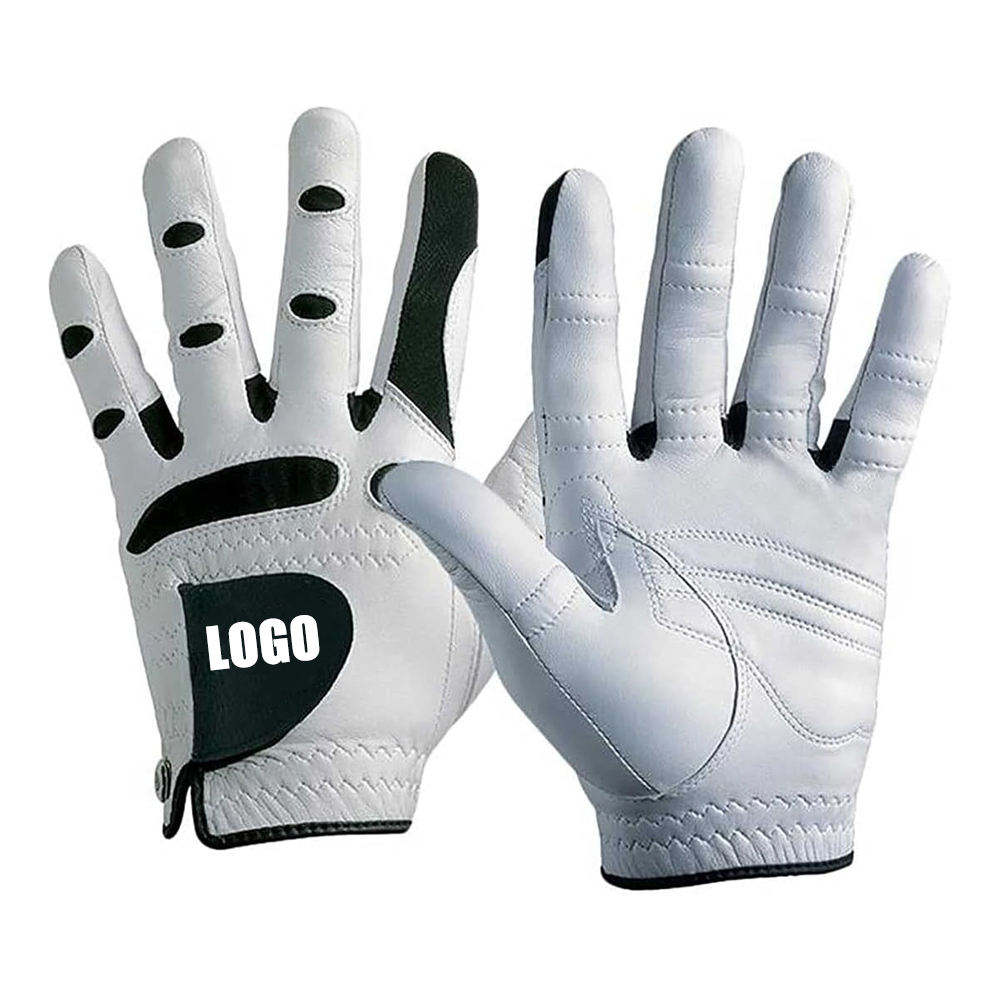Factory Price Left Hand Golf Gloves – Custom Logo High Quality Cabretta Leather Gloves
