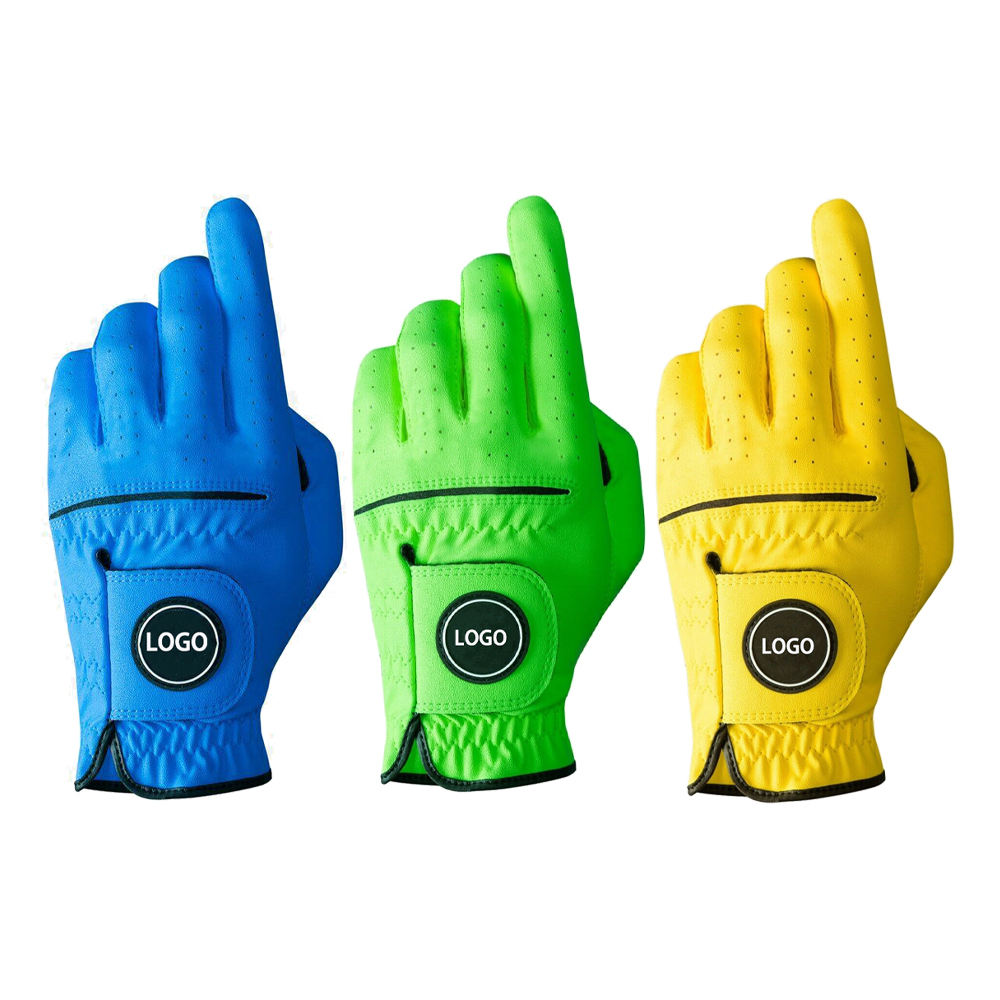 Fast Delivery Ladies Golf Gloves with Ball Marker – Cabretta Leather Left Hand Sports Golf Gloves - Imagen 2