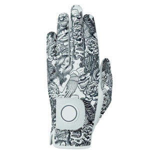 Genuine Cabretta Leather Golf Gloves – Custom Logo Print, Adjustable Wrist Strap, Available for Left and Right Hand