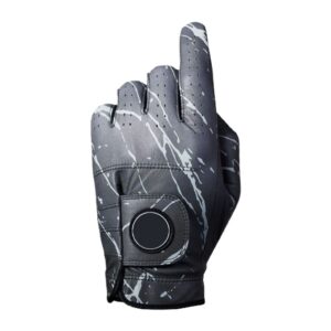 Professional Men’s Golf Gloves with Ball Marker – Soft Leather WeatherSof Grip Custom Logo Sports Gloves