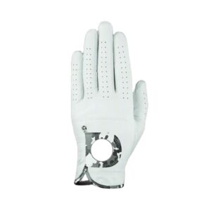Professional Men’s Golf Gloves with Ball Marker – Soft Leather WeatherSof Grip Custom Logo Sports Gloves (Model 2)