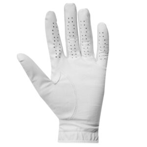 Premium White Cabretta Leather Palm Golf Gloves for Men – Custom Logo Packaging Soft Sports Gloves OEM Size
