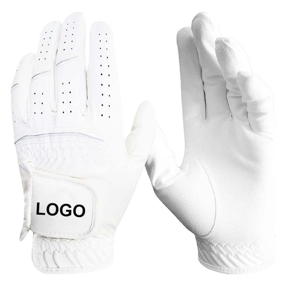 Hot Selling Anti-Slip Cabretta Leather Golf Gloves – Custom Logo for Men & Women PU Leather Grip Gloves