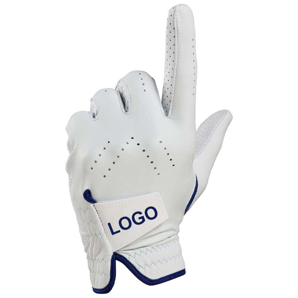 Hot Selling Anti-Slip Cabretta Leather Golf Gloves – Custom Logo for Men & Women PU Leather Grip Gloves - Imagen 5