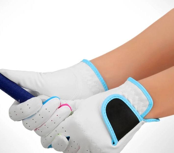 Hot Selling Breathable Sheepskin Men’s Golf Glove – Adjustable Wrist Strap, Full Finger, Custom Sizes, Multi-Color Outdoor Performance Golf Gloves - Imagen 4