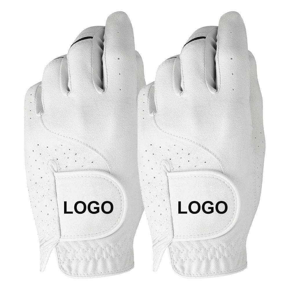 Hot Selling Custom Cabretta Leather Golf Gloves – Soft Full-Fit Logo Golf Gloves for Men & Women - Imagen 4