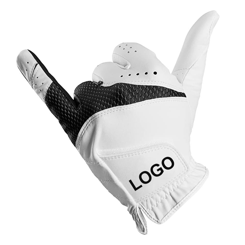 Hot Selling Custom Cabretta Leather Golf Gloves – Soft Full-Fit Logo Golf Gloves for Men & Women - Imagen 3