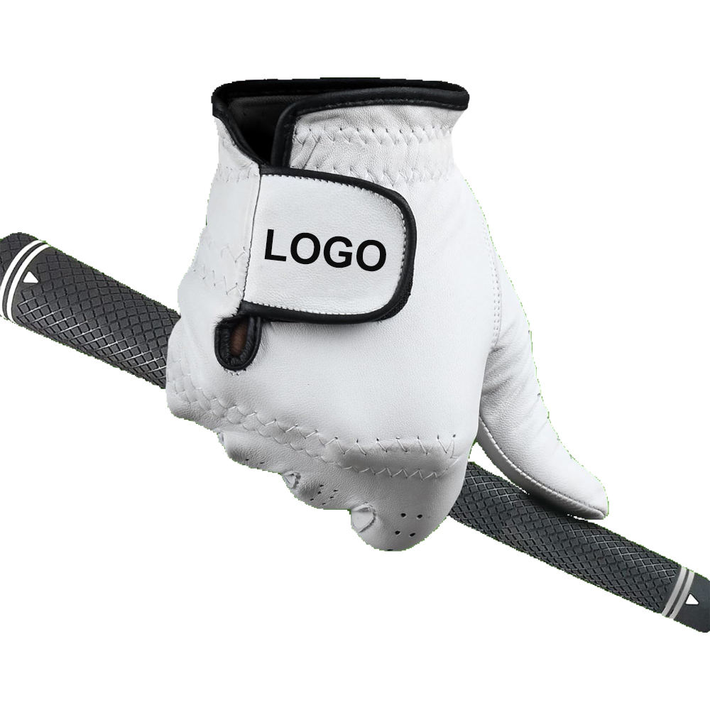 Manufacturer Custom Logo Cabretta Leather Golf Gloves – Left & Right Hand Premium Golf Wear - Imagen 2
