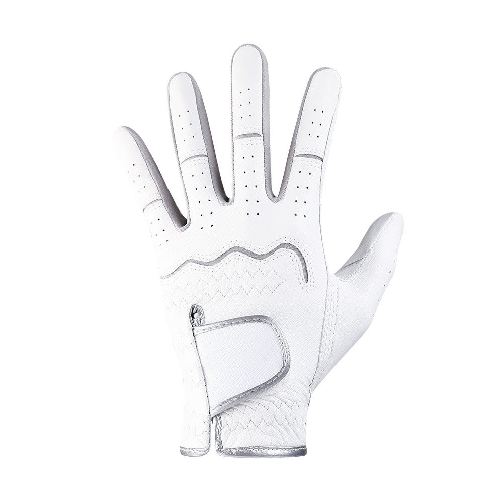 Most Popular Cabretta Leather Golf Gloves – Breathable Non-Slip Custom-Made Soft Sports Gloves for Men & Women Left Hand