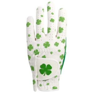 New Arrival Cabretta Leather Golf Gloves Custom Logo Anti Slip White Premium Quality Left Hand Hook & Loop Gloves