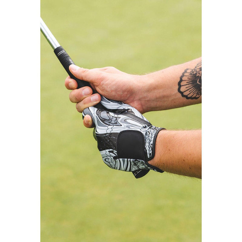 Custom Color Packing Printed Logo Cabretta Sheepskin Leather Golf Gloves – Non-Slip AAA Quality Sports Gloves for Men - Imagen 4