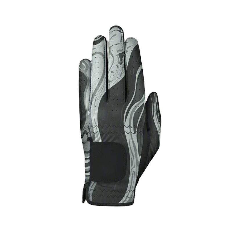 Custom Color Packing Printed Logo Cabretta Sheepskin Leather Golf Gloves – Non-Slip AAA Quality Sports Gloves for Men