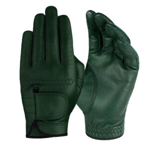 OEM/ODM Custom Logo White Golf Gloves – Premium Soft Full-Finger Leather for Men & Women (Left & Right Hand)