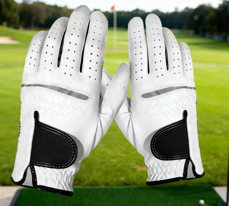 Wholesale Darib Impex Golf Gloves – High Quality Sheepskin Microfiber Breathable Durable Non-Slip Full Finger Outdoor Gloves