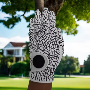 Premium Genuine Sheepskin Leather Golf Gloves – Digital Print Design – Men’s Left Hand Cabretta Style